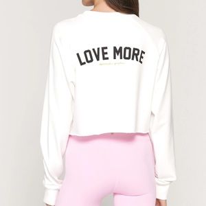 Love More Izzy Crop Sweatshirt | S